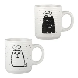 КерамСтрой Набор из 2-х кружек Котоморды 340мл R1823