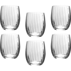 BOHEMIA Набор Стаканов Для Виски waterfall Из 6 Шт. 300 Мл Высота 10 См 674-103